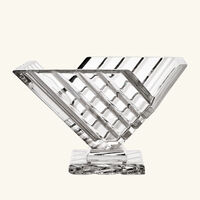 Crystal V Shape Centerpiece Large Clear mario cioni c crystal v shape centerpiece large clear