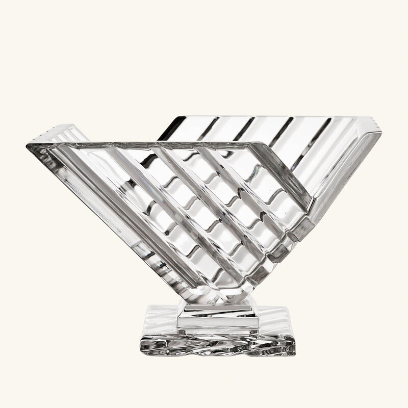 Crystal V Shape Centerpiece Large Clear mario cioni c crystal v shape centerpiece large clear