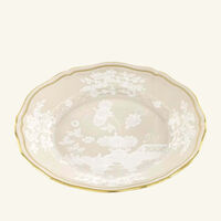 Oriente Italiano Mergina Bread Plate Round Beige 17cm ginori 1763 oriente italiano mergina bread plate round beige 17cm