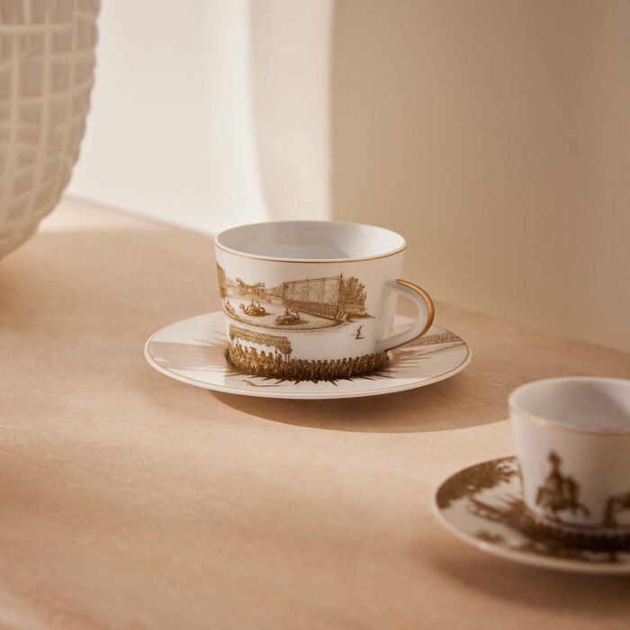 Versailles Enchanté Tea Cup And Saucer bernardaud versailles enchant tea cup and saucer