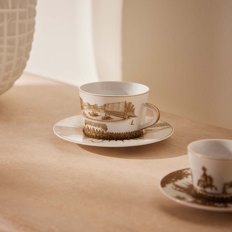 Versailles Enchanté Tea Cup And Saucer bernardaud versailles enchant tea cup and saucer