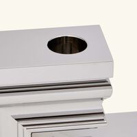 كريستوفل حامل الشموع بيرسبيكتفز الأحادي من الكروم بالحجم الكبير