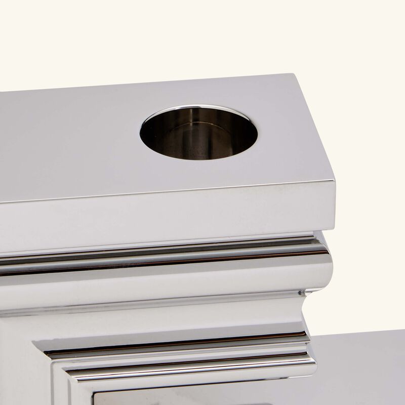 كريستوفل حامل الشموع بيرسبيكتفز الأحادي من الكروم بالحجم الكبير