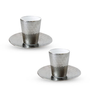 Divine Set Of 2 Coffee Cup And Saucer, medium