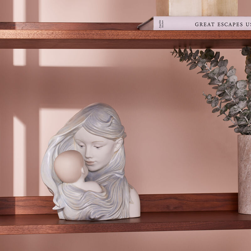 Sweet Caress Mother Sculpture Medium Grey lladro sweet caress mother sculpture medium grey