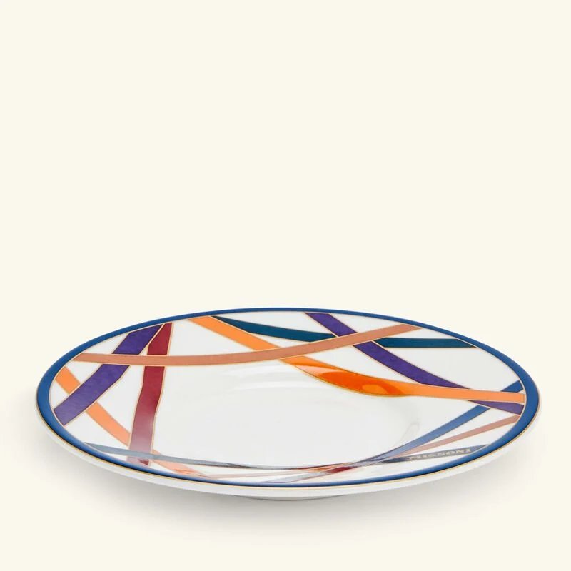 Nastri Coffee Cup & Saucer Pattern Set Of 2 missoni home nastri coffee cup saucer pattern set of 2