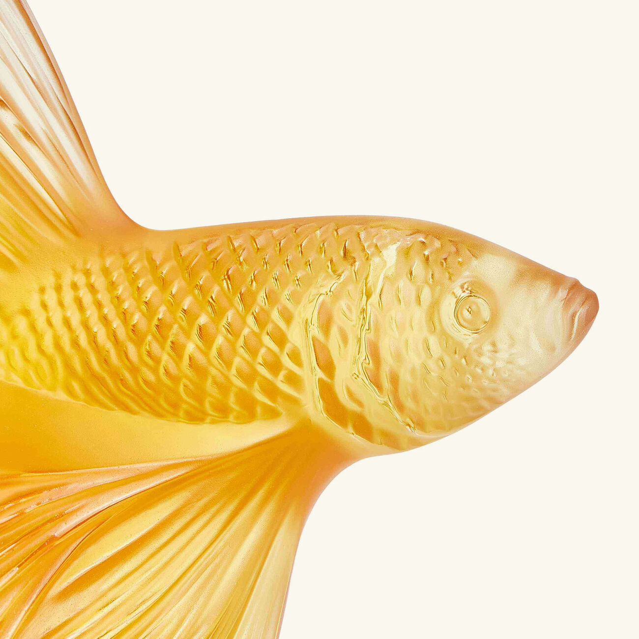Fighting Fish Sculpture Medium Yellow lalique fighting fish sculpture medium yellow