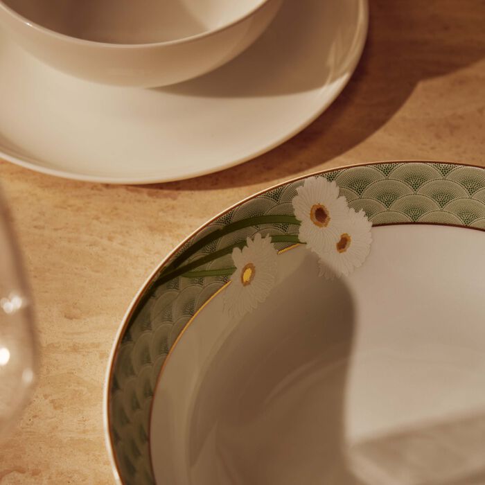 Praiana Vegetable Dish Green 24cm bernardaud praiana vegetable dish green 24cm