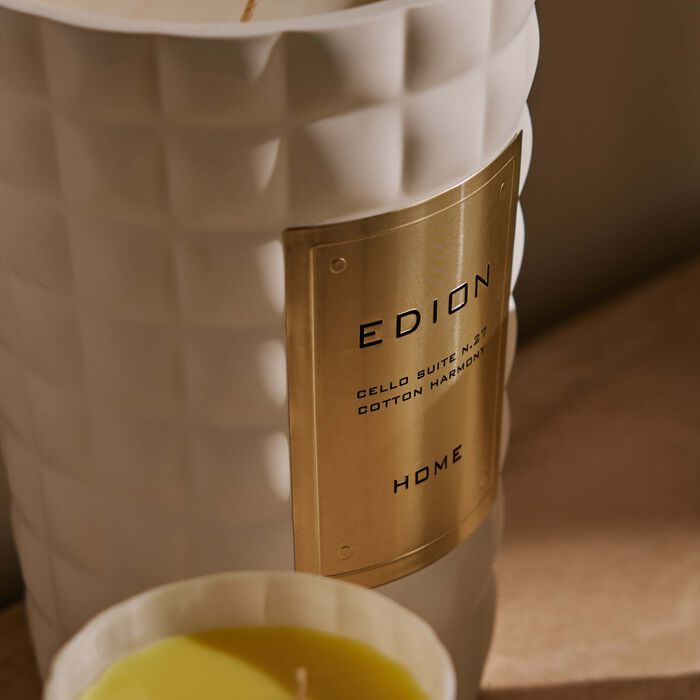 edion cello suite no 27 cotton harmony bianca scented candle 2 5kg