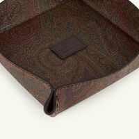 etro arnica decorative tray square brown 15cm