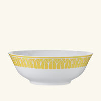 christofle malmaison riviera serving bowl yellow 25 cm