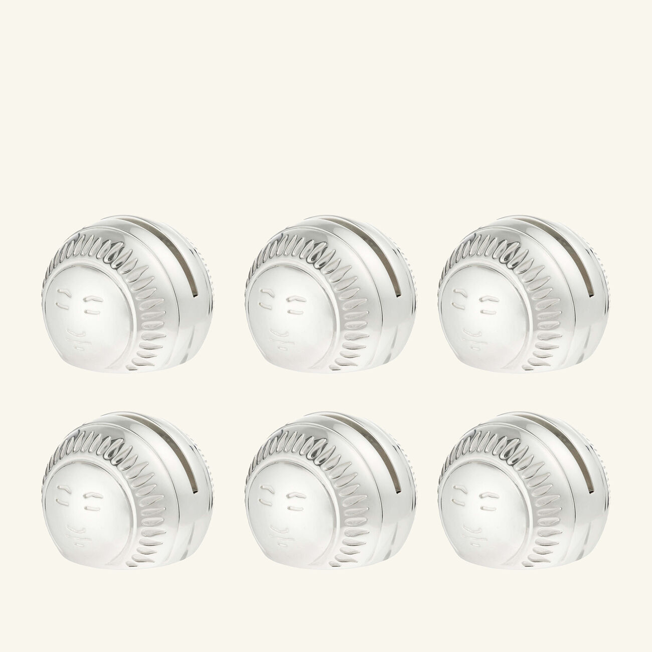 Rêve Cosmique Place Card Holders Silver Plated Set Of 6 christofle r ve cosmique place card holders silver plated set of 6