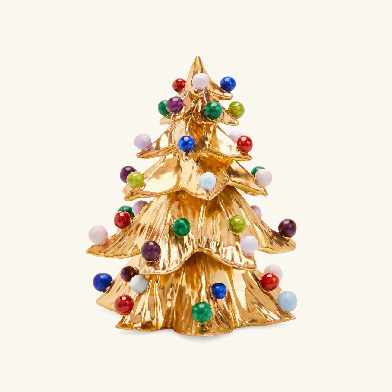 Christmas Tree Ornament Small Gold villari christmas tree ornament small gold