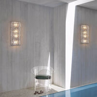 baccarat tuile de cristal wall light