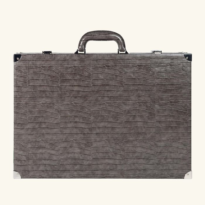 vido anthracite alligator backgammon set large