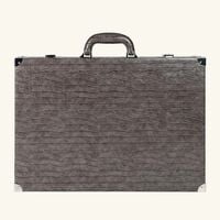 Anthracite Alligator Backgammon Set Large vido anthracite alligator backgammon set large