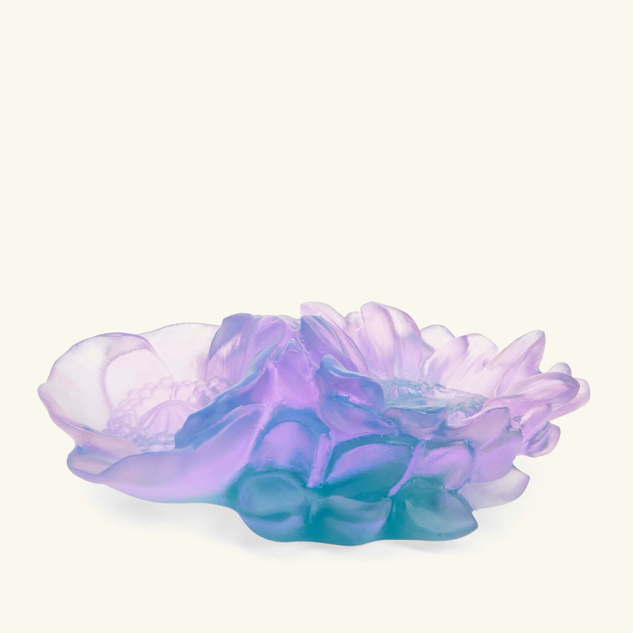 daum sweet garden flower figurine mini pink