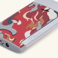st dupont slim 7 lighter camo red