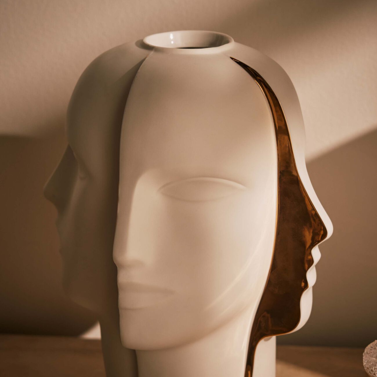 jonathan adler atlas split vase medium white