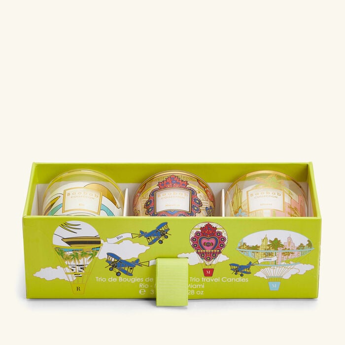 baobab collection my first baobab candle rio mexico miami trio gift set