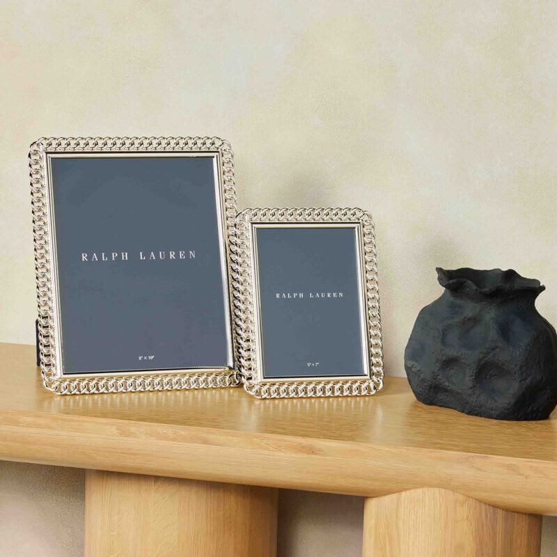 Ralph Lauren Home Blake Picture Frame Silver Plated 20x25cm