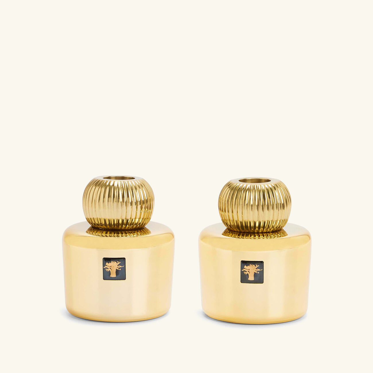 Les Exclusives Aurum Candle Set Of 2 baobab collection les exclusives aurum candle set of 2