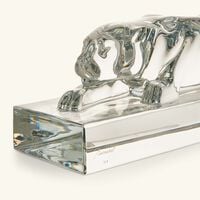 Héritage Panther Sculpture Medium Black baccarat h ritage panther sculpture medium black