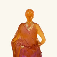 daum rani padmini paul beckrich figurine limited edition orange