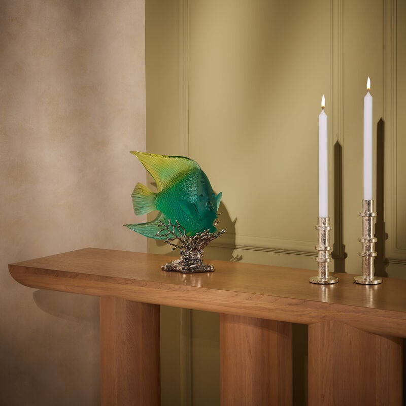 Maya Royal Angelfish Figurine Medium Blue Limited Edition daum maya royal angelfish figurine medium blue limited edition