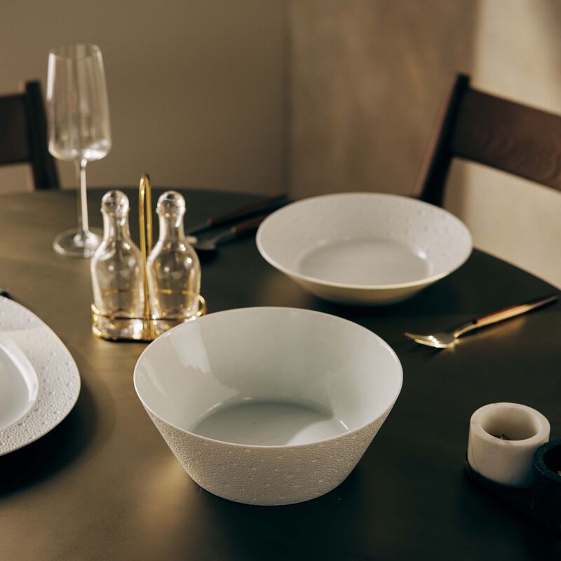 Ecume Salad Bowl White 24cm bernardaud ecume salad bowl white 24cm