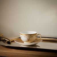 Voyage Tea Cup & Saucer Gold bernardaud voyage tea cup saucer gold