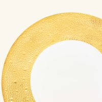 bernardaud ecume salad plate round gold 21 cm