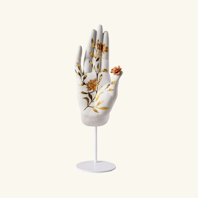 Protection Mudra Sculpture Large White lladro protection mudra sculpture large white