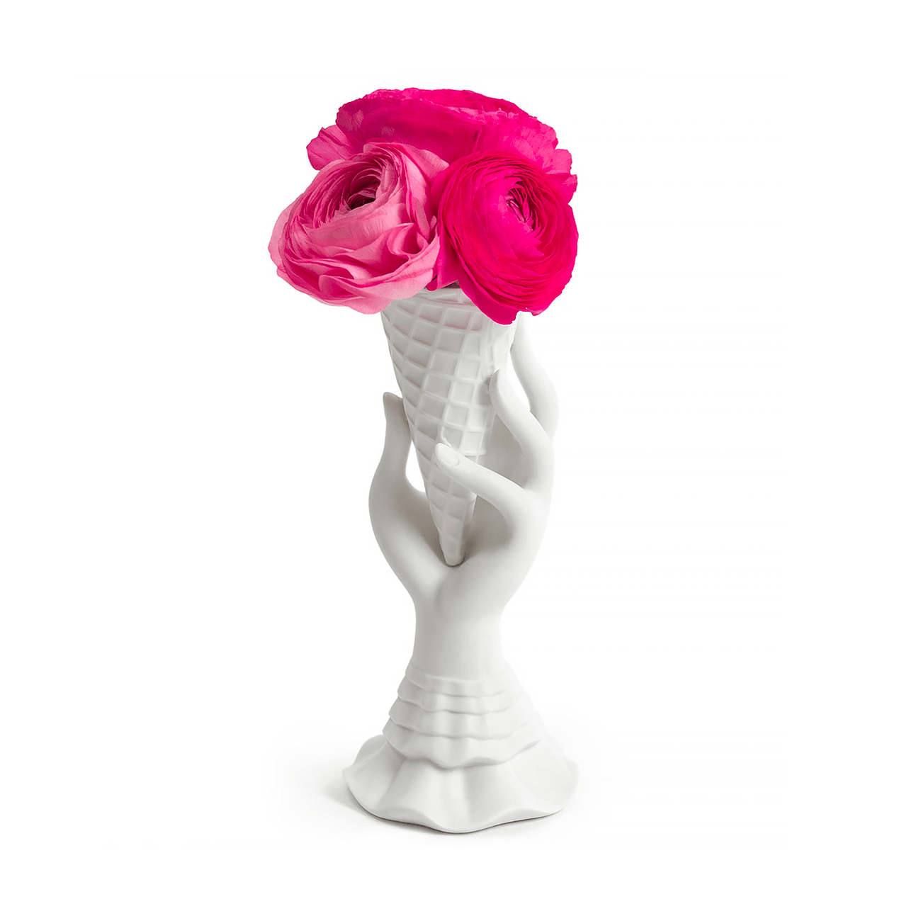 I-Scream Vase Small White jonathan adler i scream vase small white