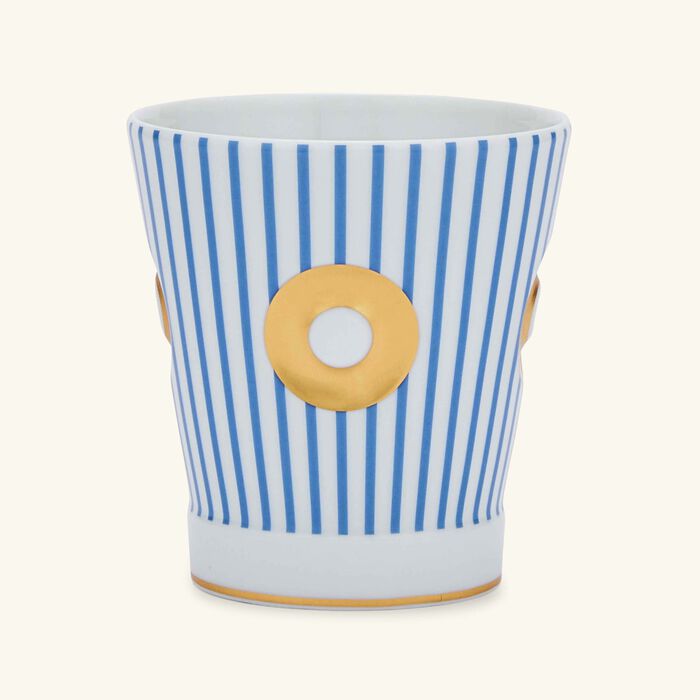 bernardaud delphos eolie drinking glass blue