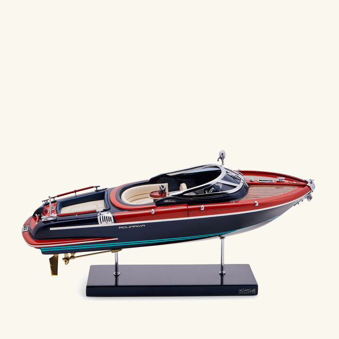 kiade riva aquariva model boat small brown
