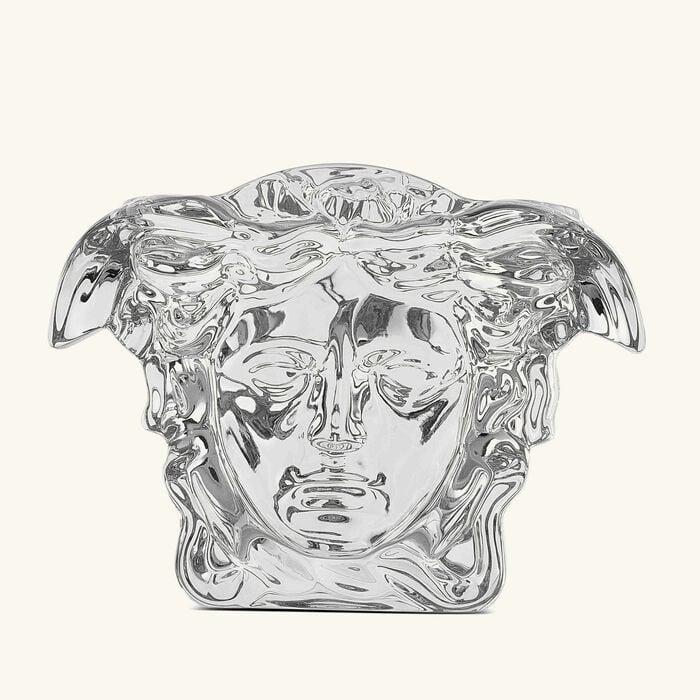 Medusa Grande Vase Small Clear versace medusa grande vase small clear