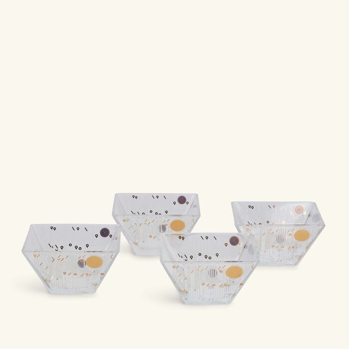 dimlaj hayat bowl gold 11cm set of 4