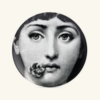 fornasetti tema e variazioni no 137 wall plate grey