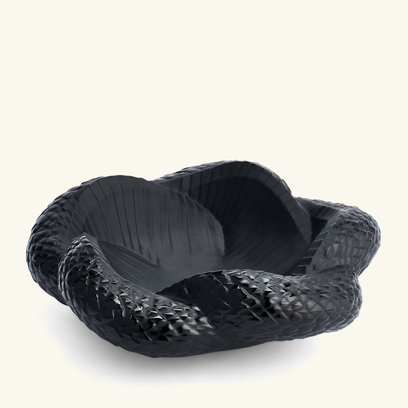 Serpent Bowl Black lalique serpent bowl black