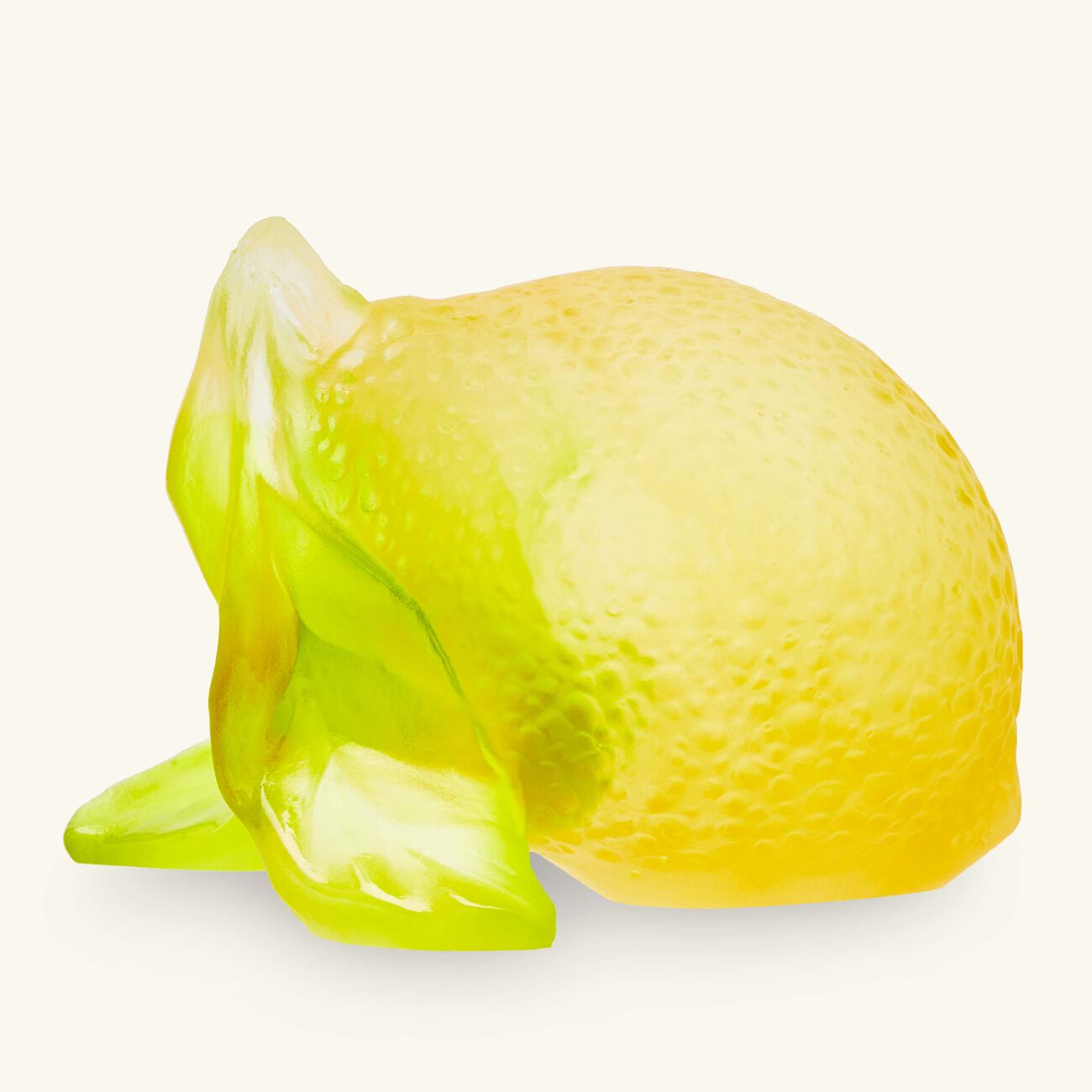 دوم منحوتة سيتروس ليمون صفراء اللون   بالحجم الصغير   إصدار محدود