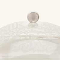 dimlaj thulut serving pot with lid clear 15cm