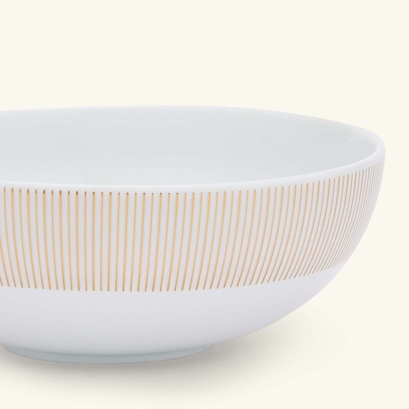 bernardaud sol serving bowl gold 17cm