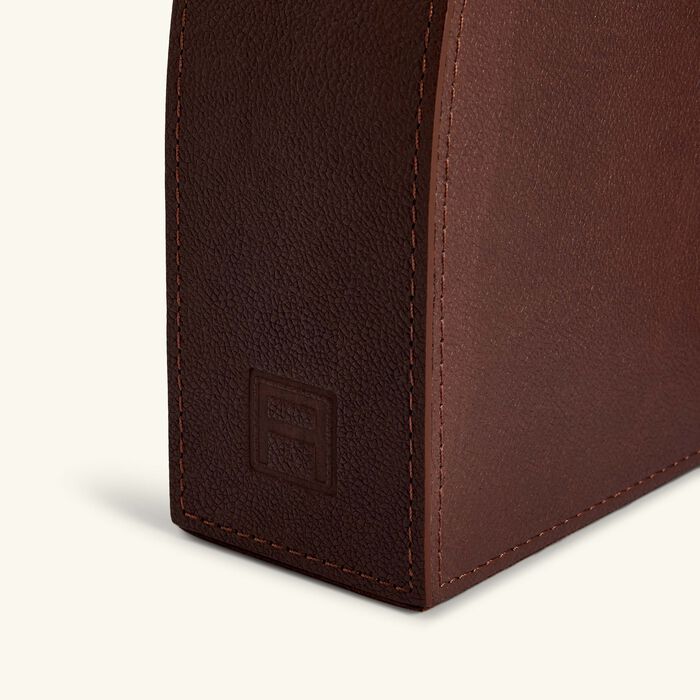 assouline cubist left bookend brown