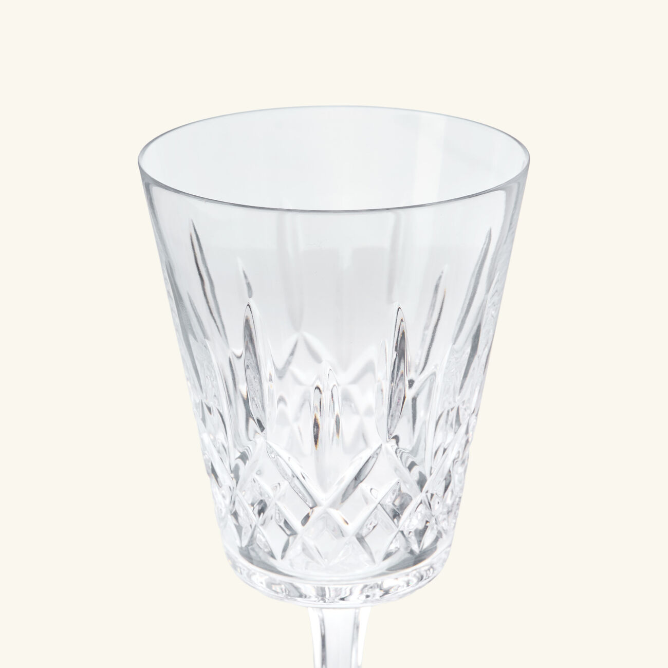 waterford lismore drinking glass large clear set of 2