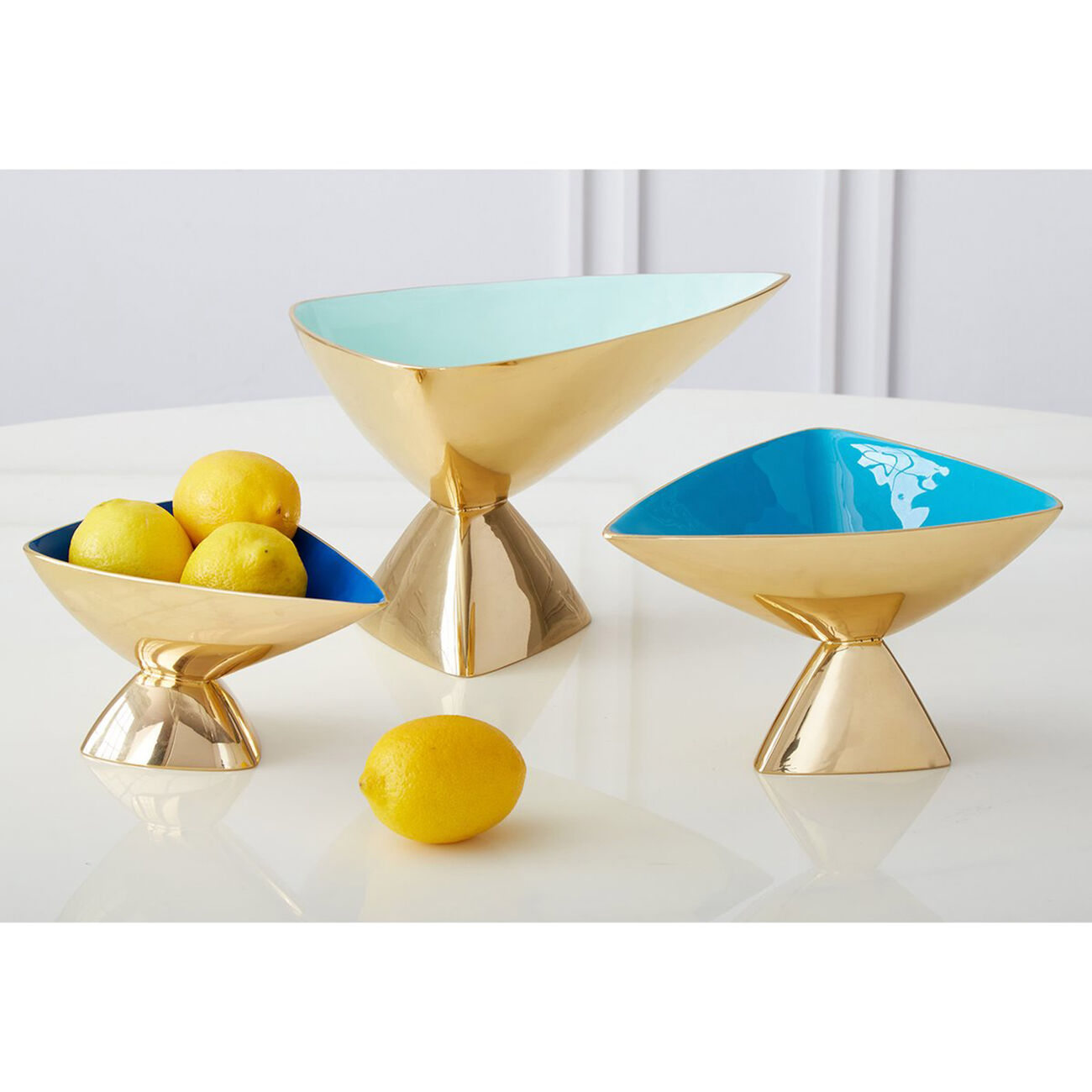 Anvil Centerpiece Blue jonathan adler anvil centerpiece blue