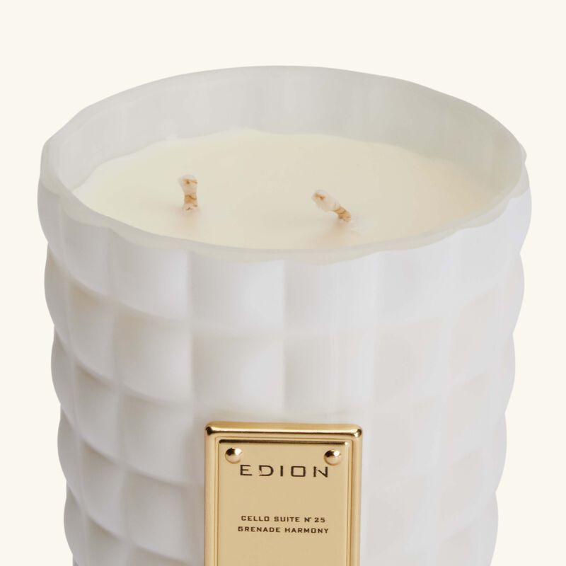 edion cello suite no 25 grenade harmony bianca scented candle 300g