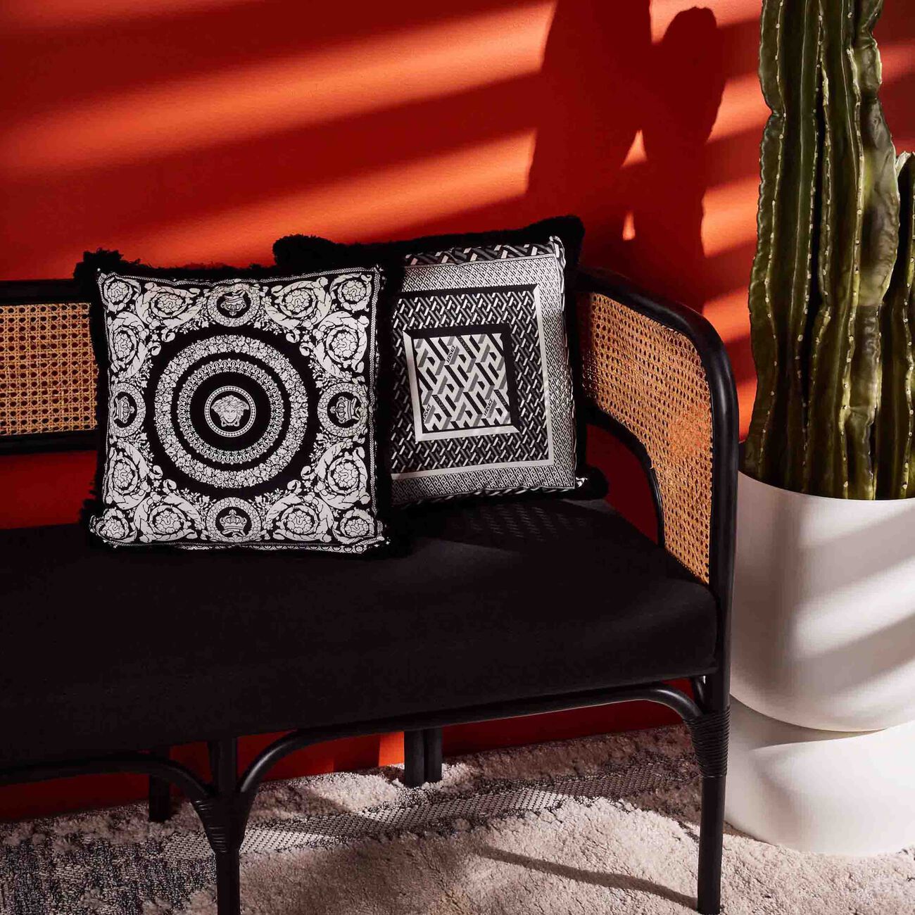 versace i love baroque foulard pillow