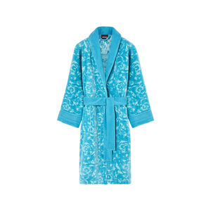 Barocco Bath Robe - Blue, medium