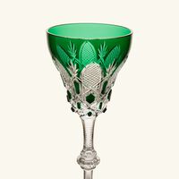 Tsar Wine Glass Green baccarat tsar wine glass green